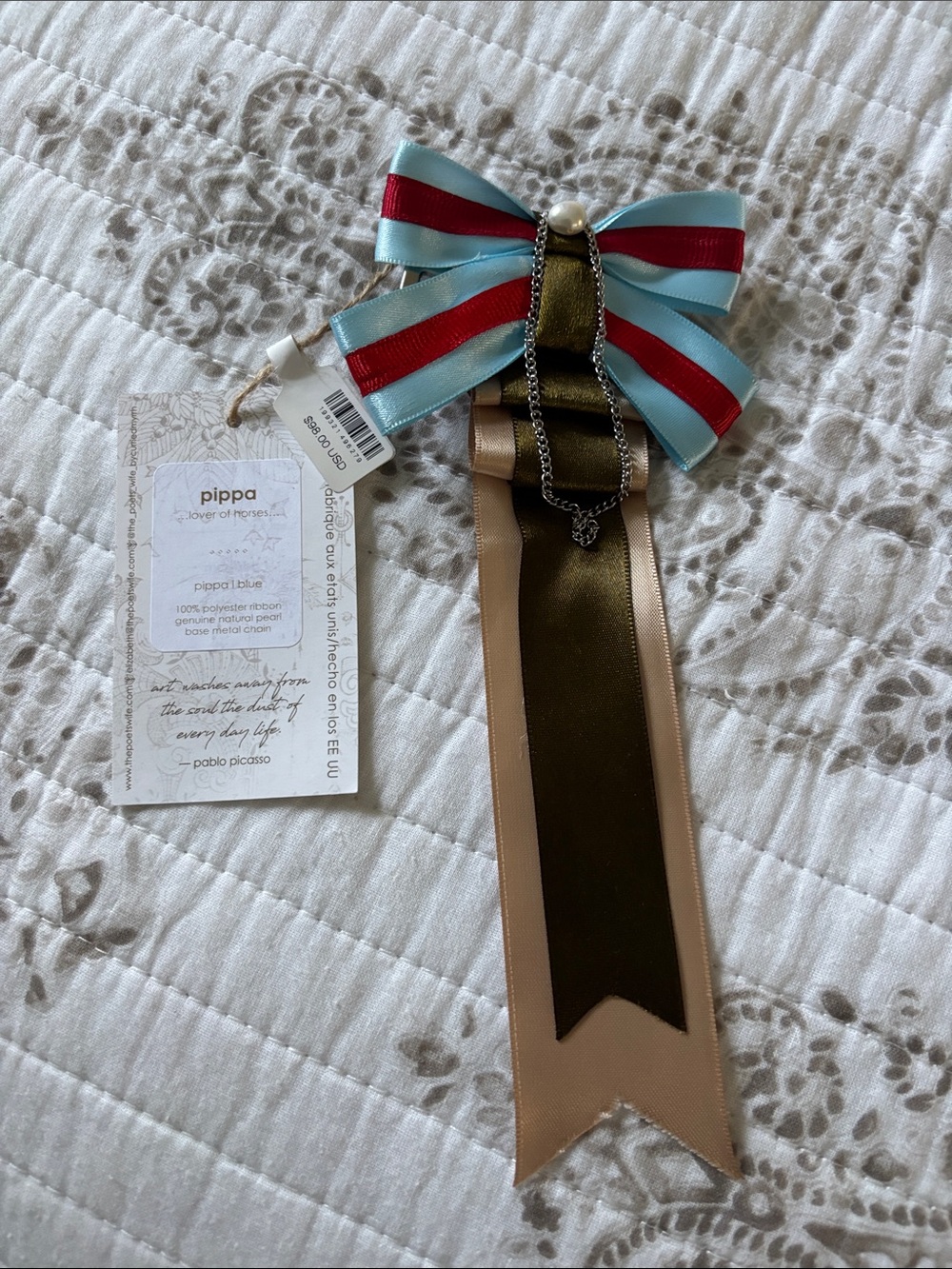 Curried myrrh x free people collab pippa bow NWT